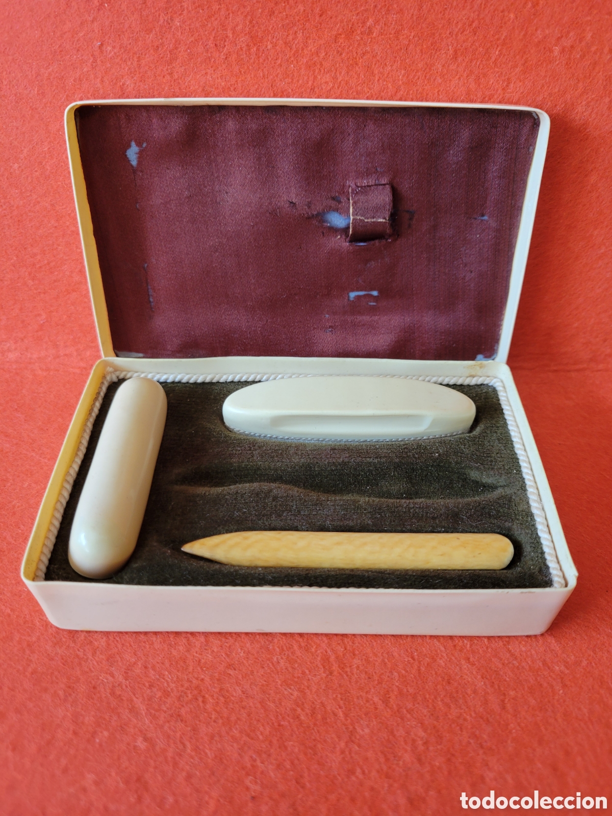 Vintage: ANTIGUO ESTUCHE DE MANICURA - Foto 1
