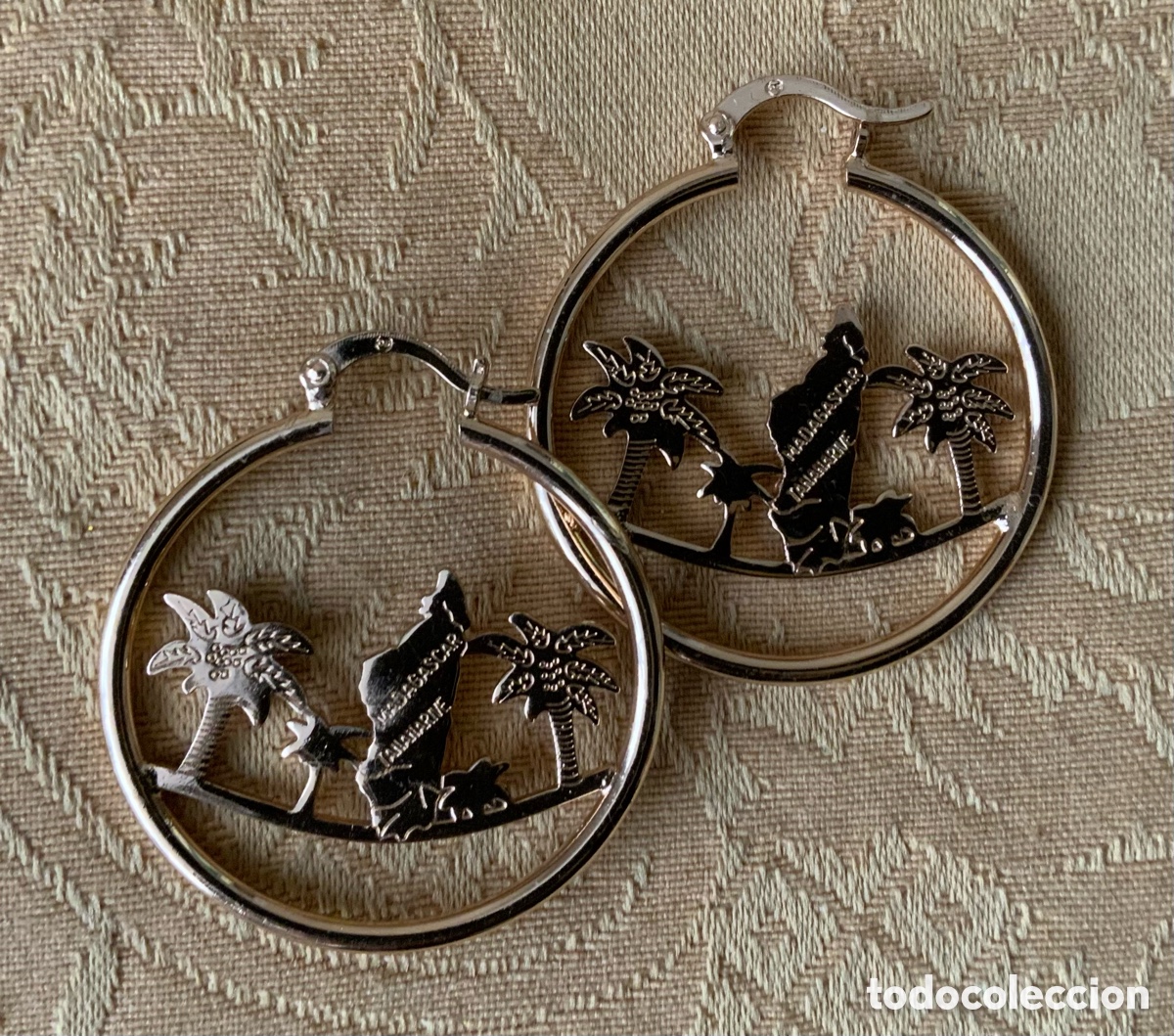 Vintage: PENDIENTES VINTAGE DE MADAGASCAR - Foto 7