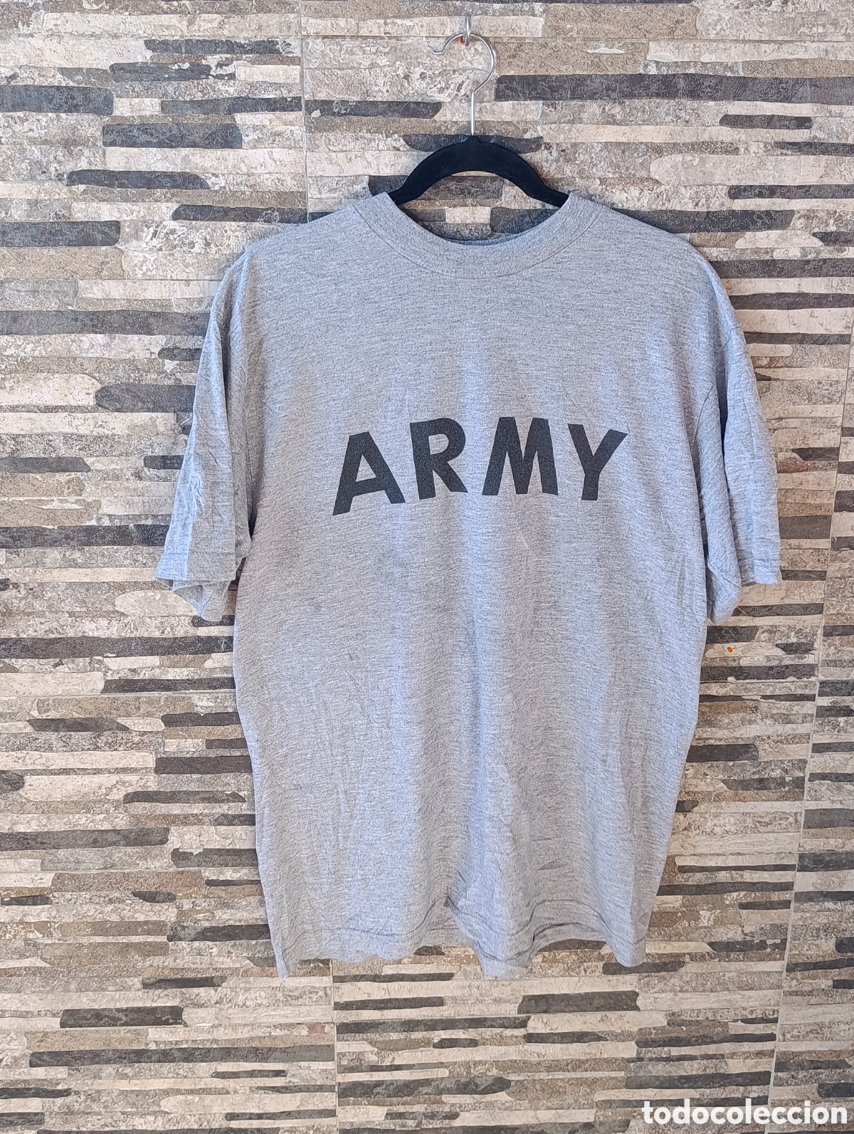 Vintage: Camiseta Entrenamiento US Army - Modelo IPFU Original - Reflectante - Talla L
