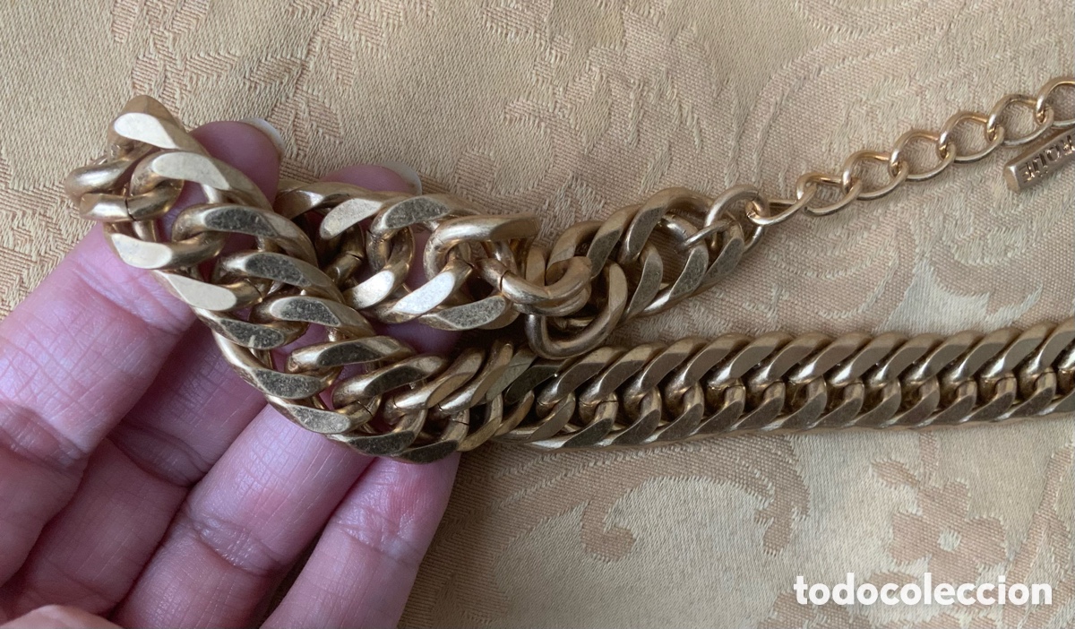 Vintage: COLLAR GARGANTILLA CADENA UTERQ&Uuml;E - Foto 6