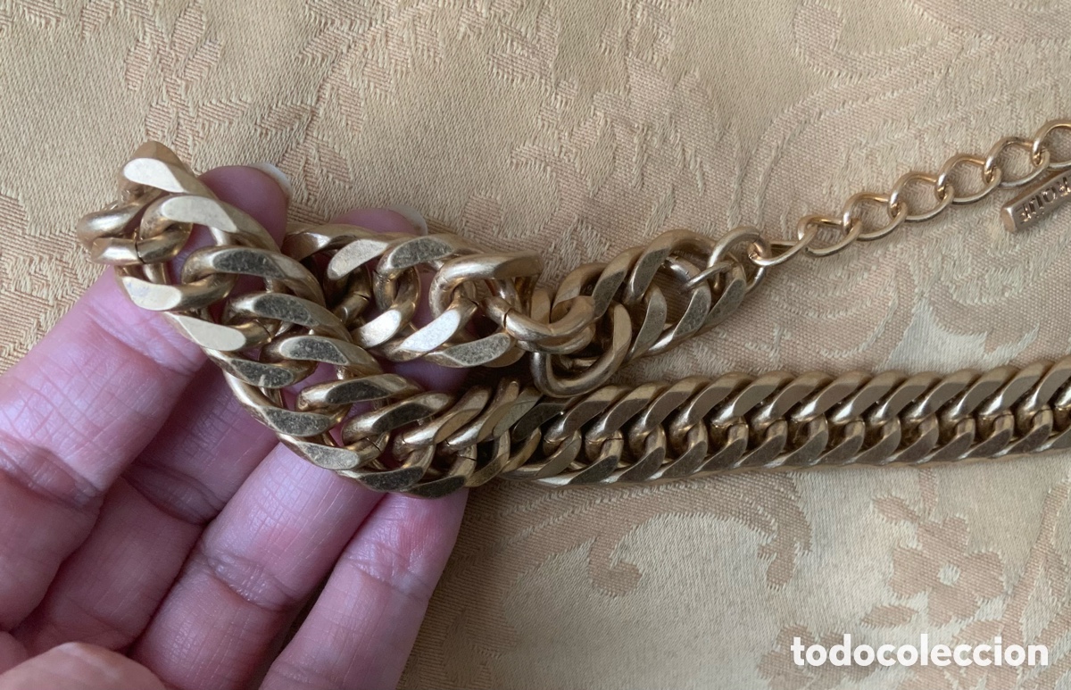 Vintage: COLLAR GARGANTILLA CADENA UTERQ&Uuml;E - Foto 9