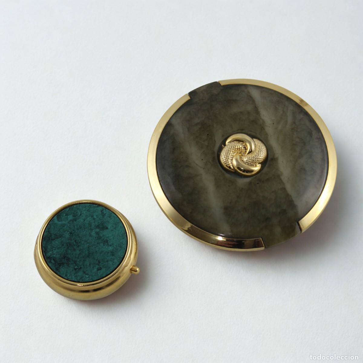 Vintage: Set Espejo Tocador y Pastillero Vintage La Walkiria 90s