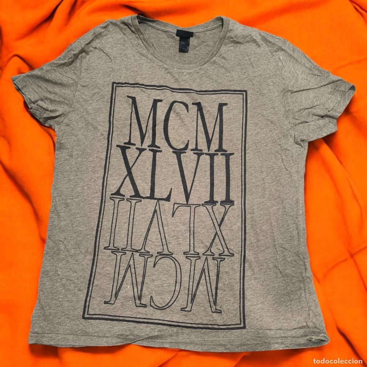 Vintage: Camiseta Mujer Gris Talla L &ndash; Camiseta Estampado Letras Estilo Casual Moderno