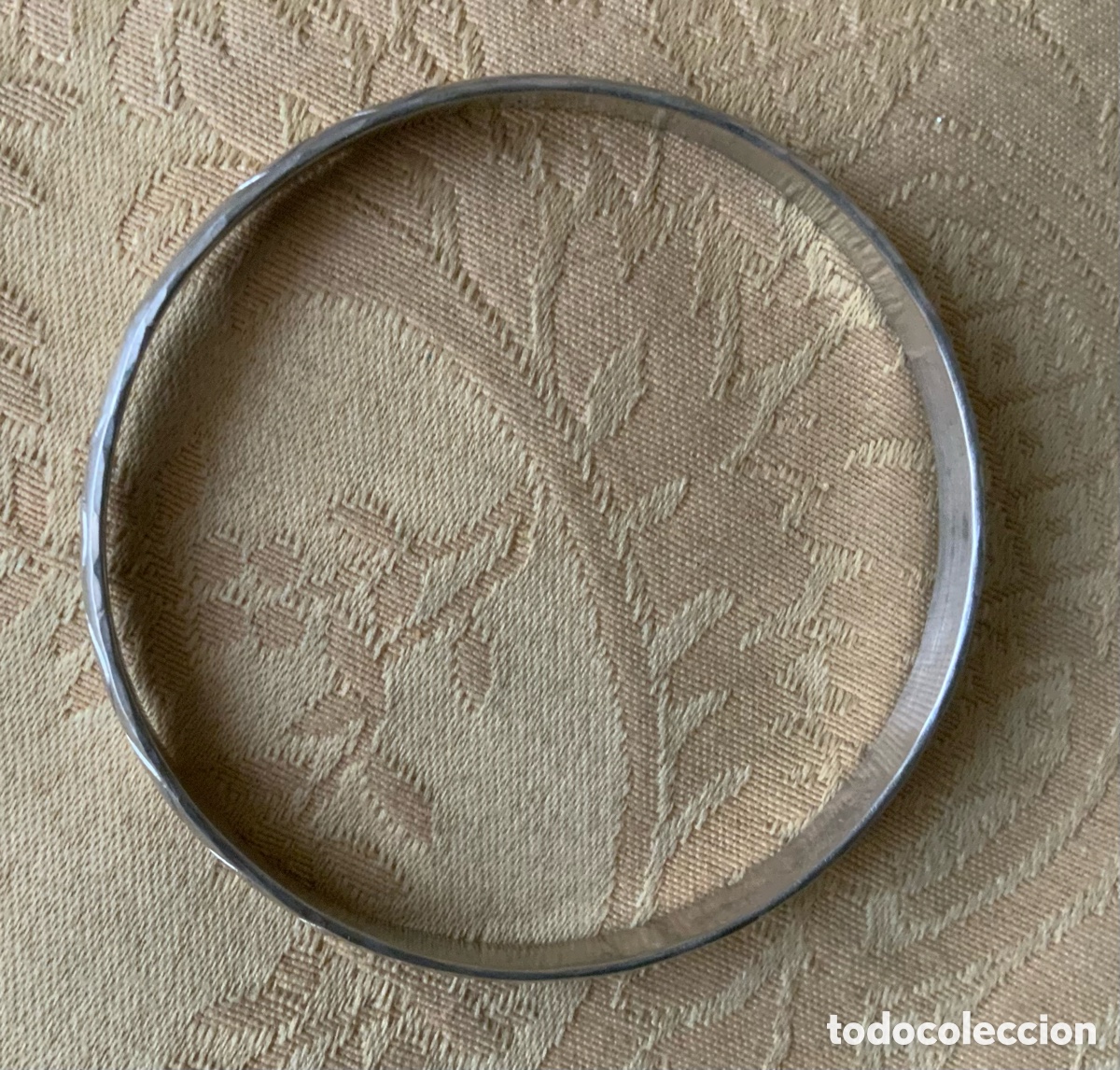 Vintage: PULSERA DE PLATA 925 R&Iacute;GIDA REPUJADA - Foto 8