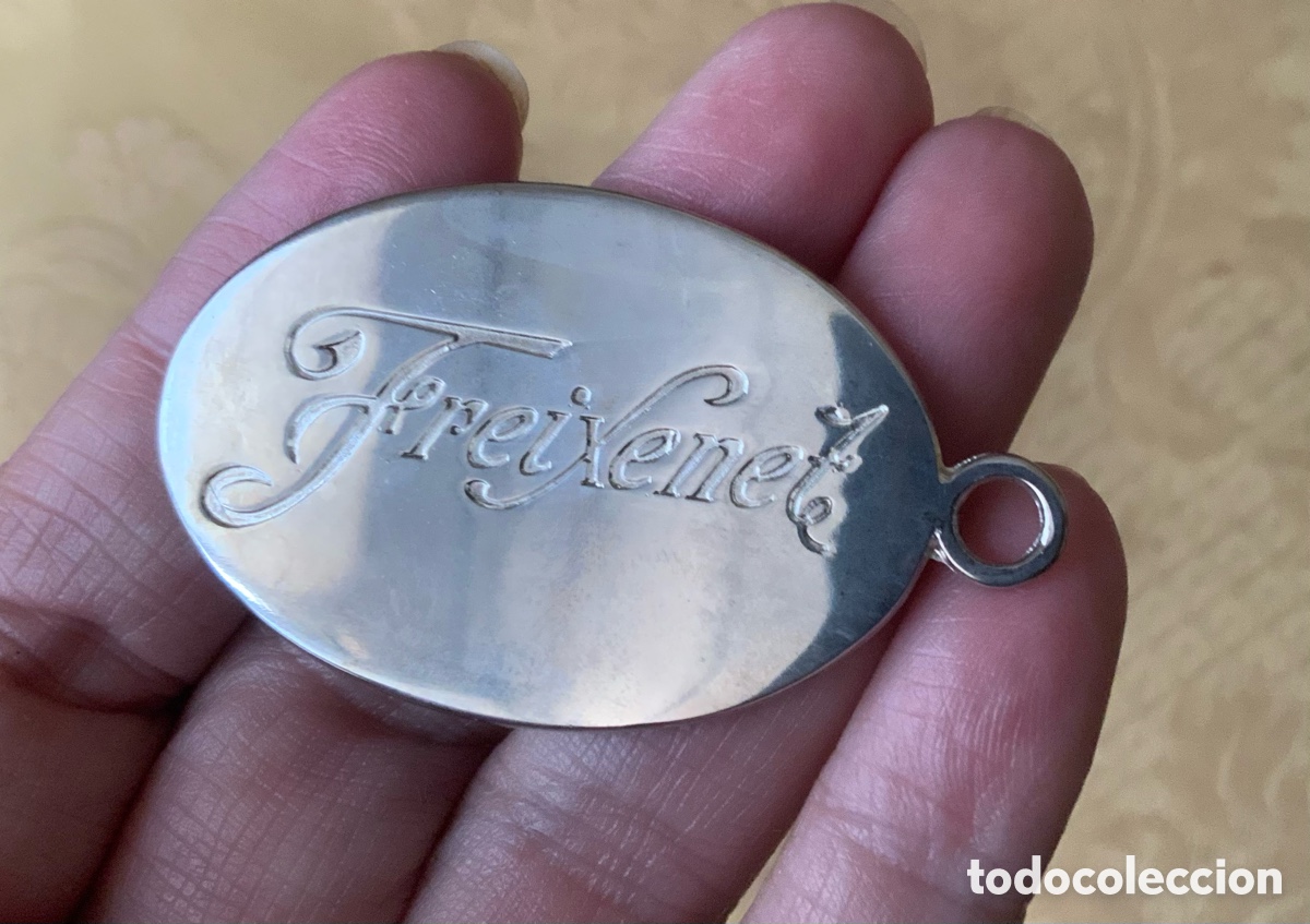 Vintage: COLGANTE CHAPA ALPACA FREIXENET