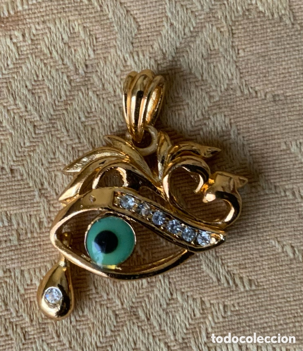 Vintage: COLGANTE DE OJO CON LAGRIMA J FALLON