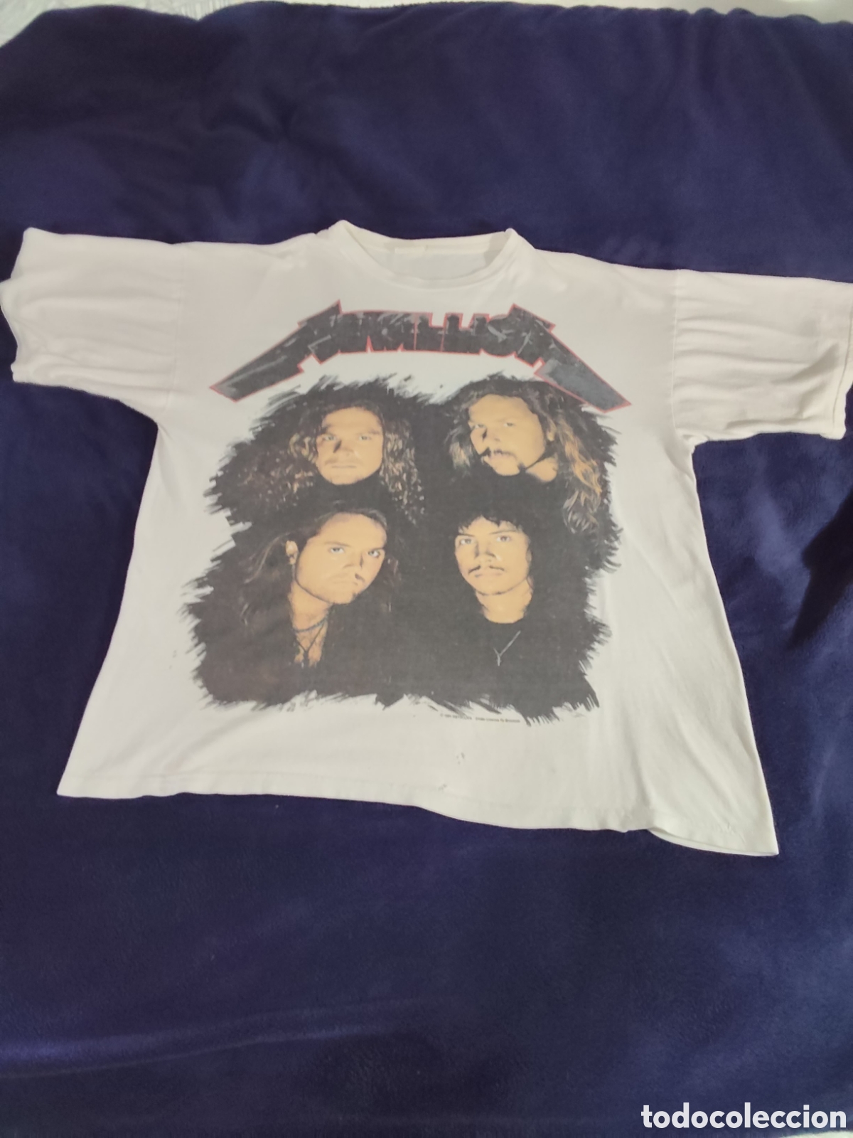 Vintage: Camiseta Vintage Metallica 1991 &ndash; Stage Set &rdquo;Snake Pit&rdquo; (Brockum)