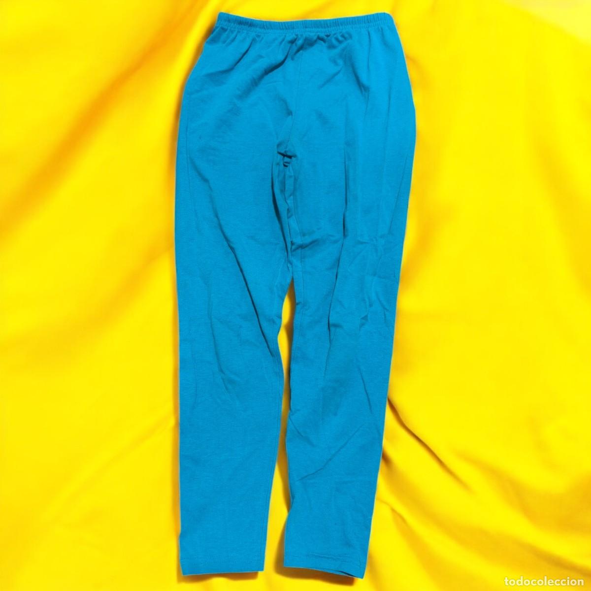 Vintage: Pantal&oacute;n De Pijama Infantil Azul C&oacute;modo Y Suave Para Dormir