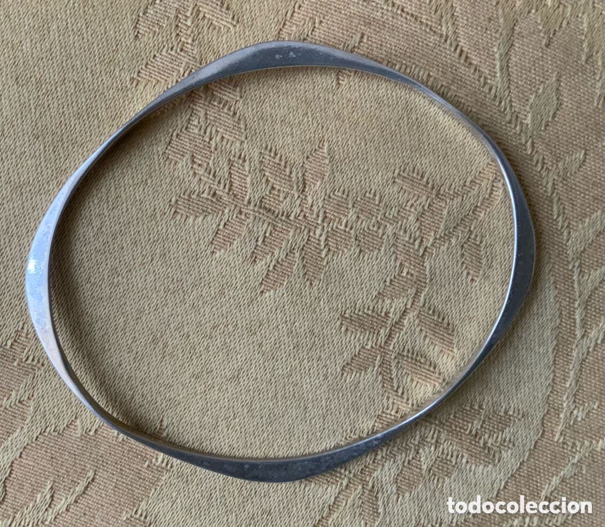 Vintage: PULSERA R&Iacute;GIDA VINTAGE PLATA LEY - Foto 2