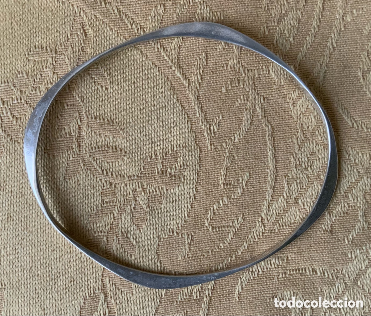 Vintage: PULSERA R&Iacute;GIDA VINTAGE PLATA LEY - Foto 4