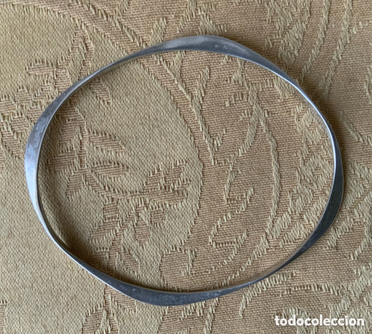 Vintage: PULSERA R&Iacute;GIDA VINTAGE PLATA LEY - Foto 1