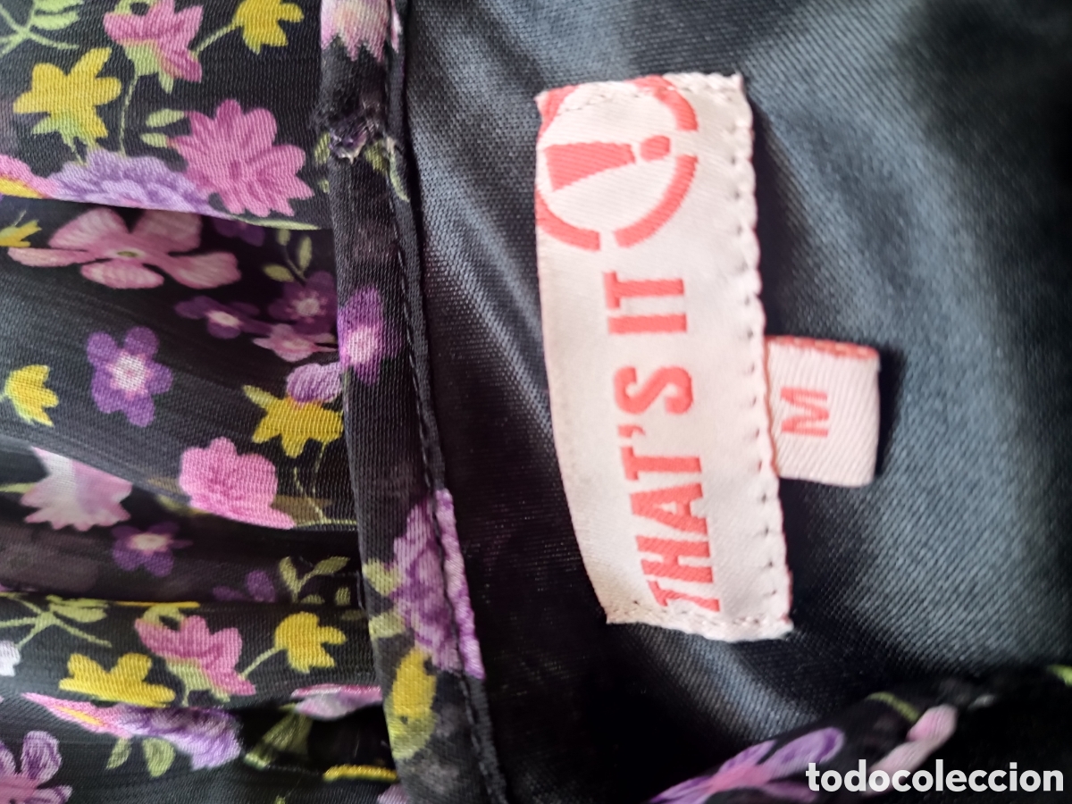 Vintage: Vestido largo floral - Foto 7