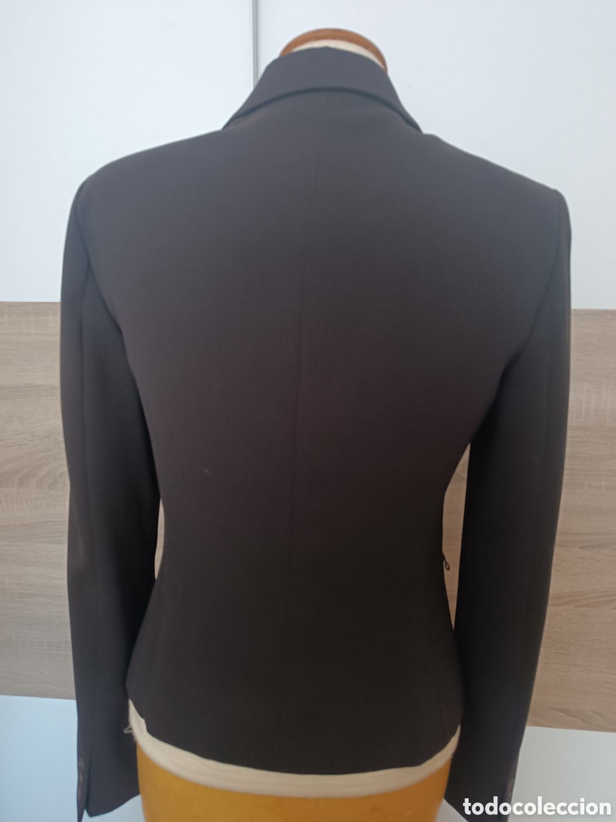 Vintage: Chaqueta de vestir marr&oacute;n - Foto 4
