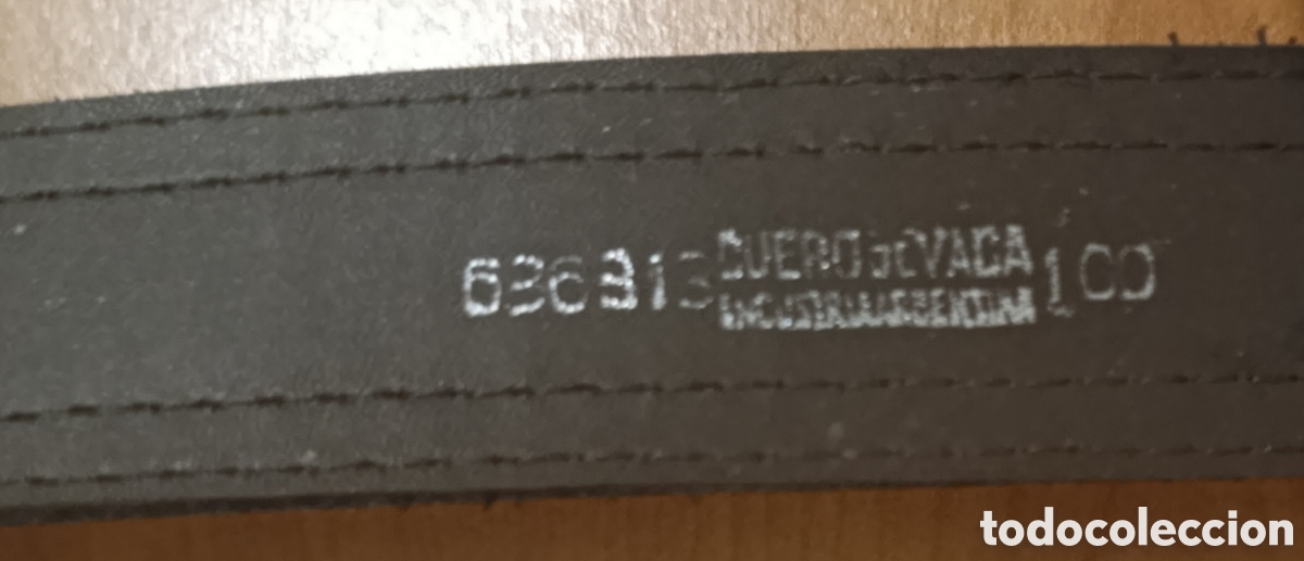 Vintage: Cintur&oacute;n de Cuero Vacuno - Industria Argentina - &iexcl;NUEVO! (Sin etiquetas)