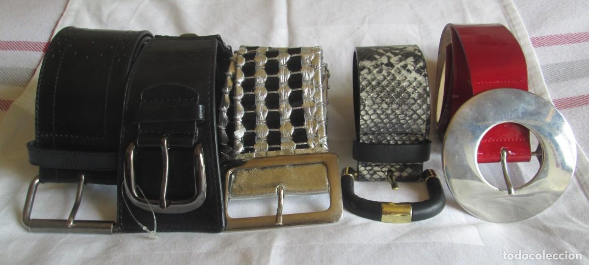 Vintage: Cinco cinturones vintage. Los cinco son talla xs/s/75.