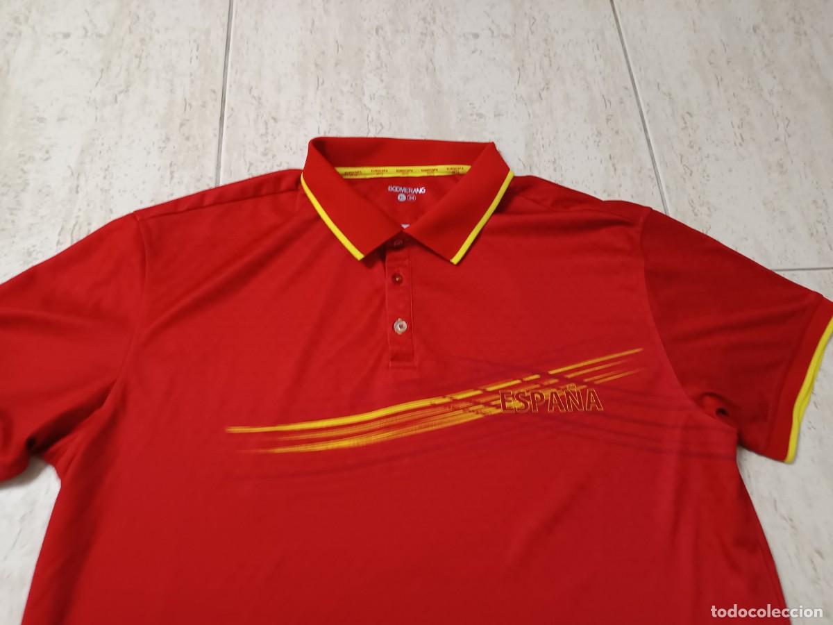Vintage: Polo Selecci&oacute;n Espa&ntilde;ola &ldquo;La Roja&rdquo; Eurocopa 2015 &ndash; Talla XL (nuevo)