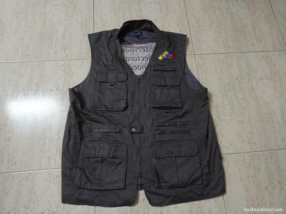 Vintage: Chaleco Consejo Nacional Electoral (Ecuador) &ndash; Observador Internacional &ndash; Talla XL