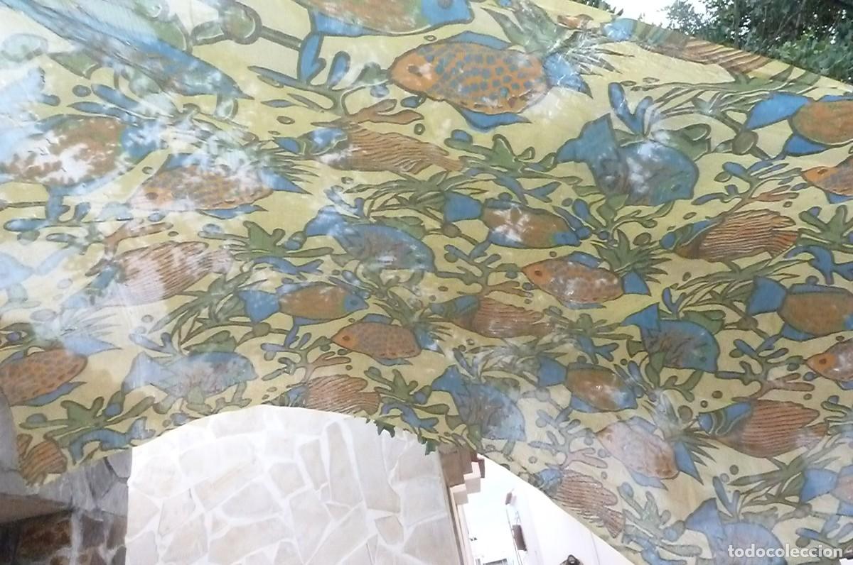 Vintage: Pareo dorado peces.. - Foto 4