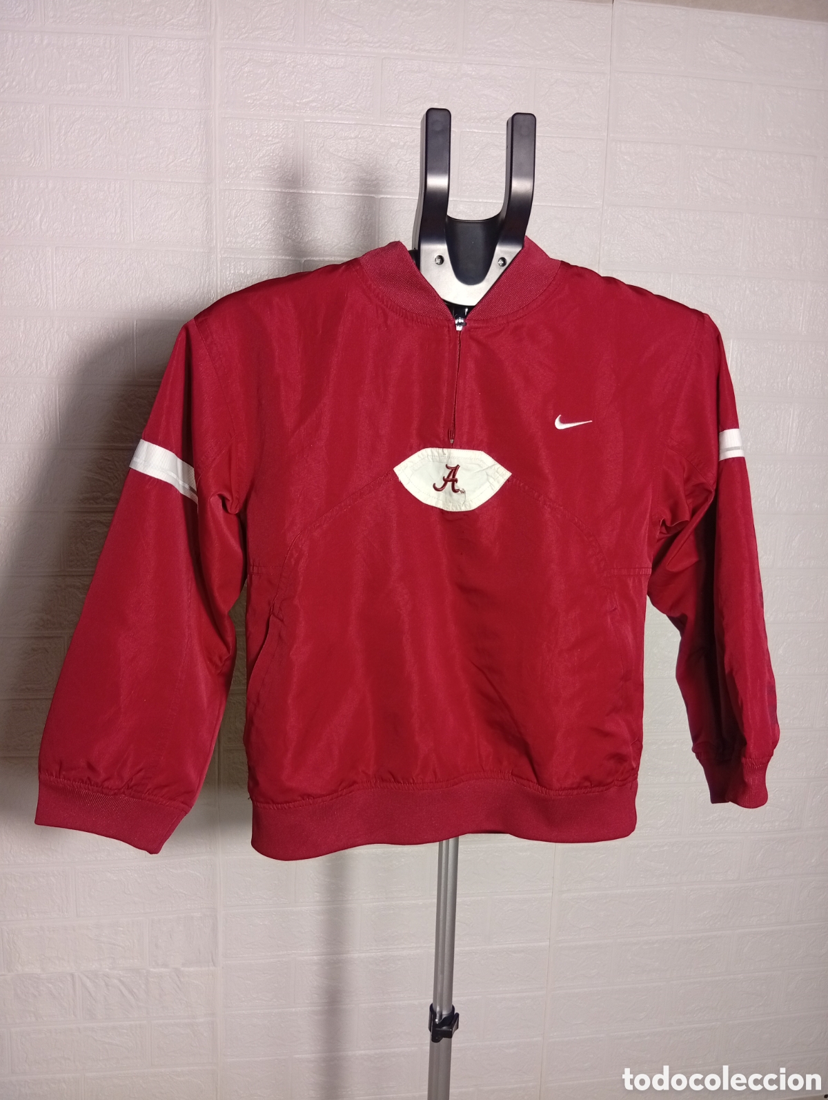 Vintage: Giacca a Vento Nike Team &rdquo;Alabama Crimson Tide&rdquo; - Vintage Anni 2000 - Taglia S (8/10)