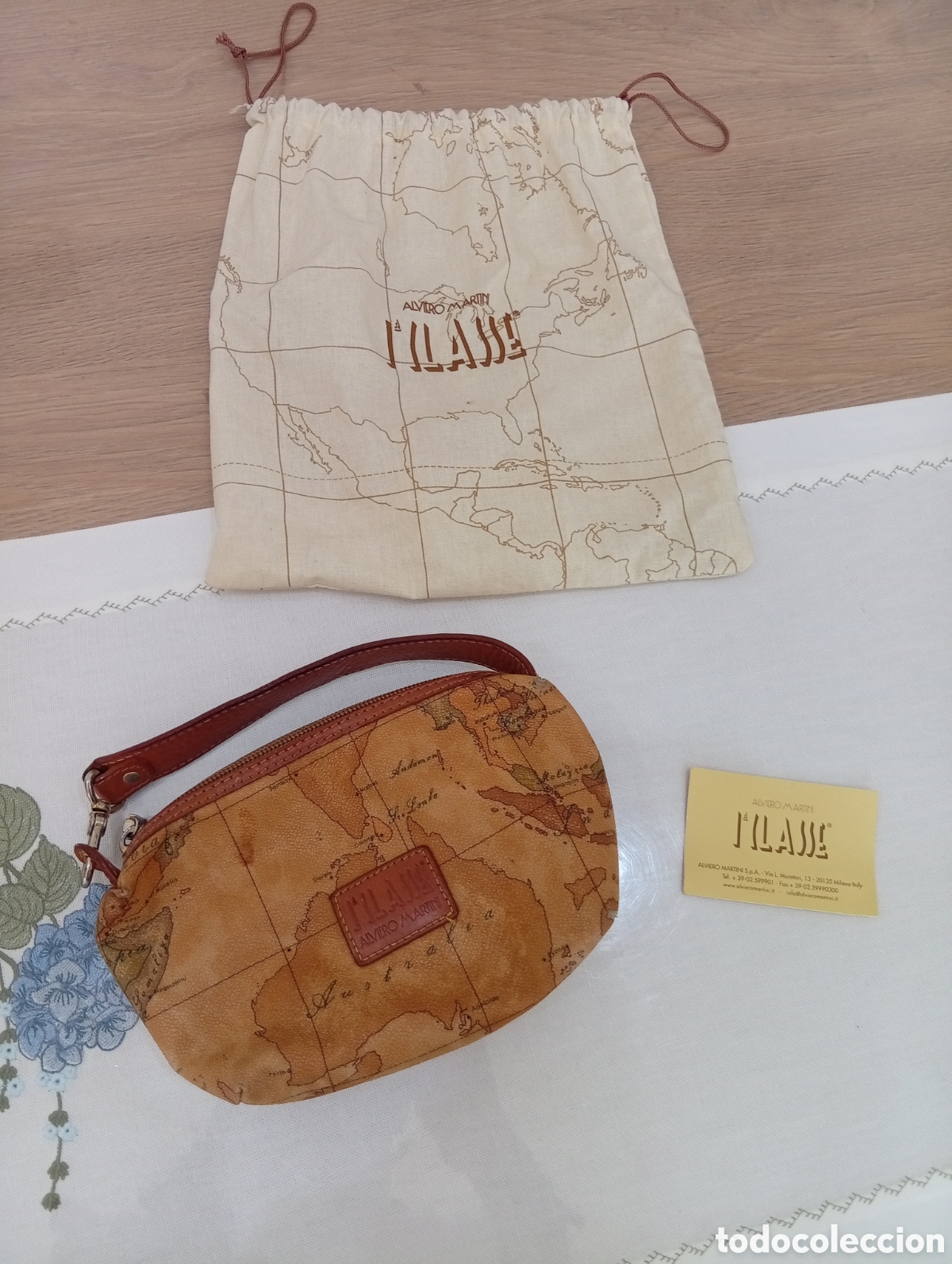 Vintage: Borsa Alviero Martini Prima Classe - Geo Classic - Con Certificato e Dust Bag Originale