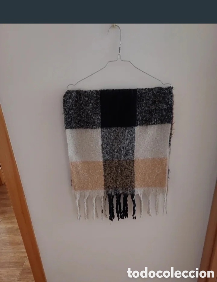 Vintage: Bufanda maxi estampado cl&aacute;sico