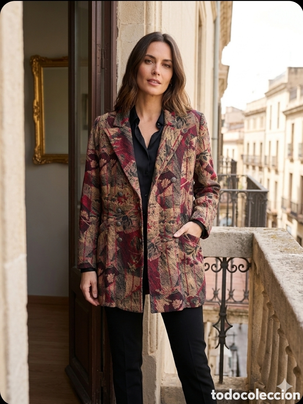 Vintage: Pieza de Colecci&oacute;n: Blazer Vintage Santajo, S.A. &ndash; (Deadstock) T.L/XL