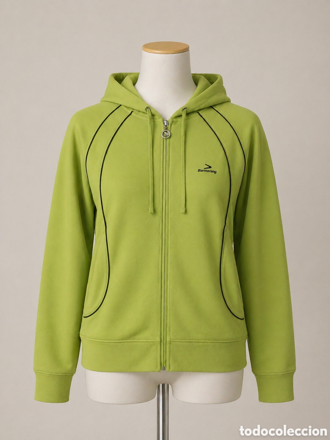 Vintage: Sudadera con capucha Boomerang - Verde
