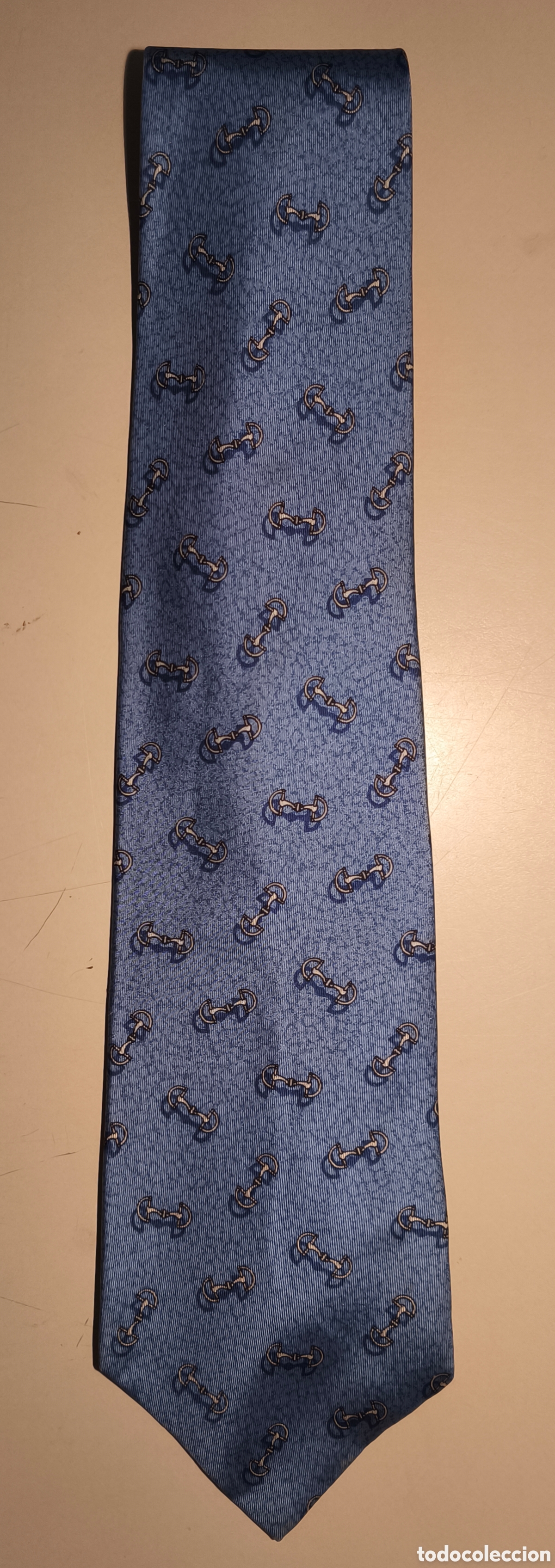 Vintage: Elegante corbata - 100% SEDA NATURAL - MARCA - LINEY -