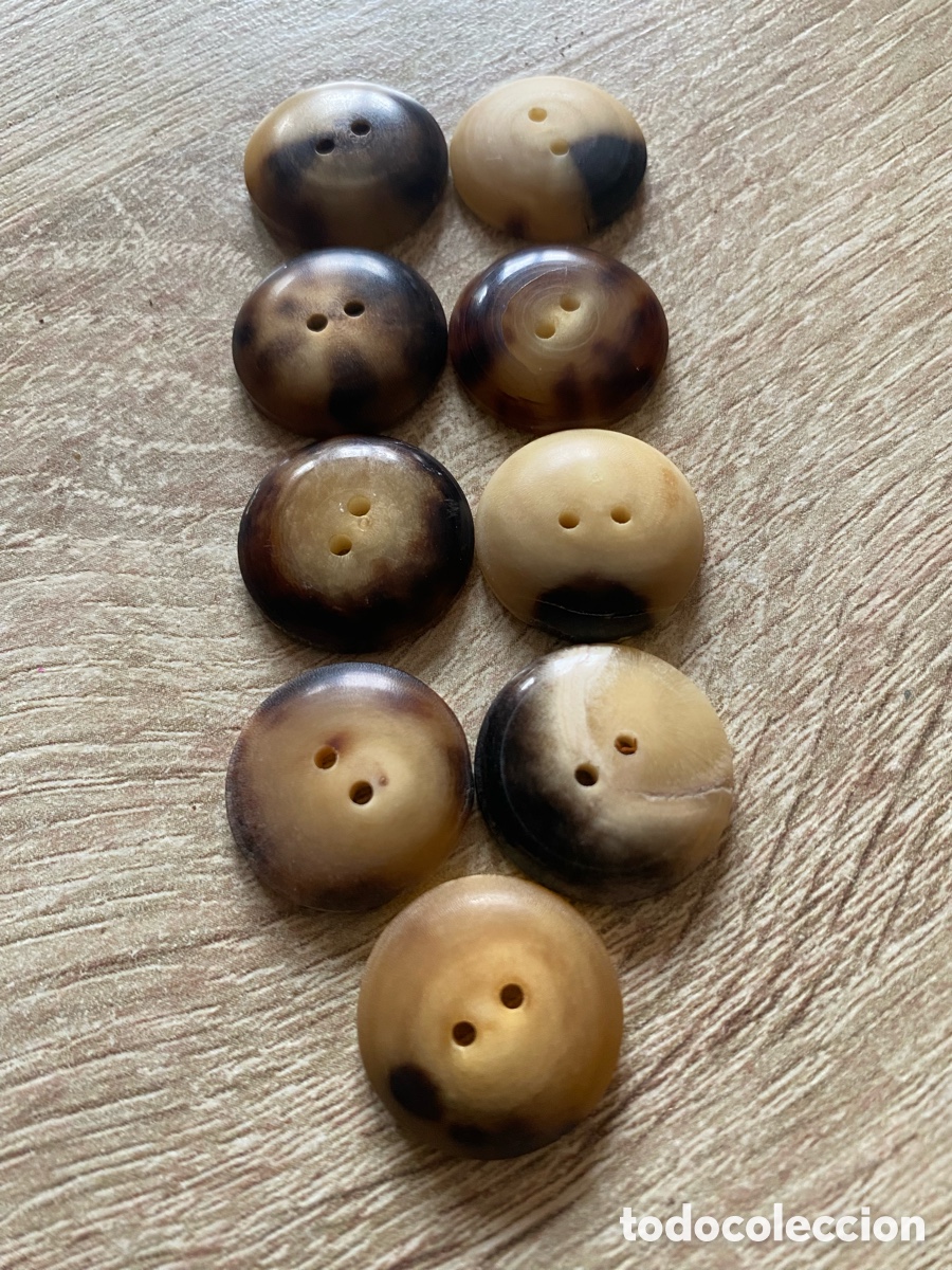 Vintage: Juego de nueve botones de Loewe - Foto 2