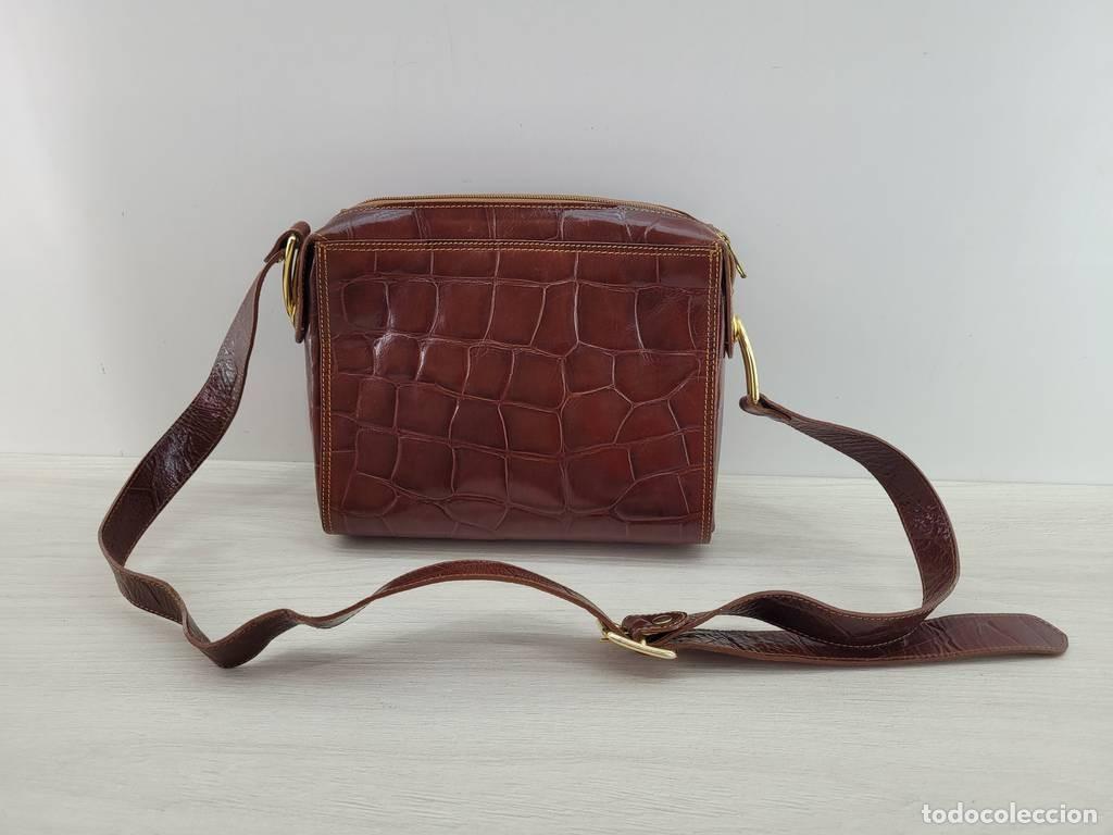 Vintage: BOLSO DE PIEL DE COCODRILO - Foto 3