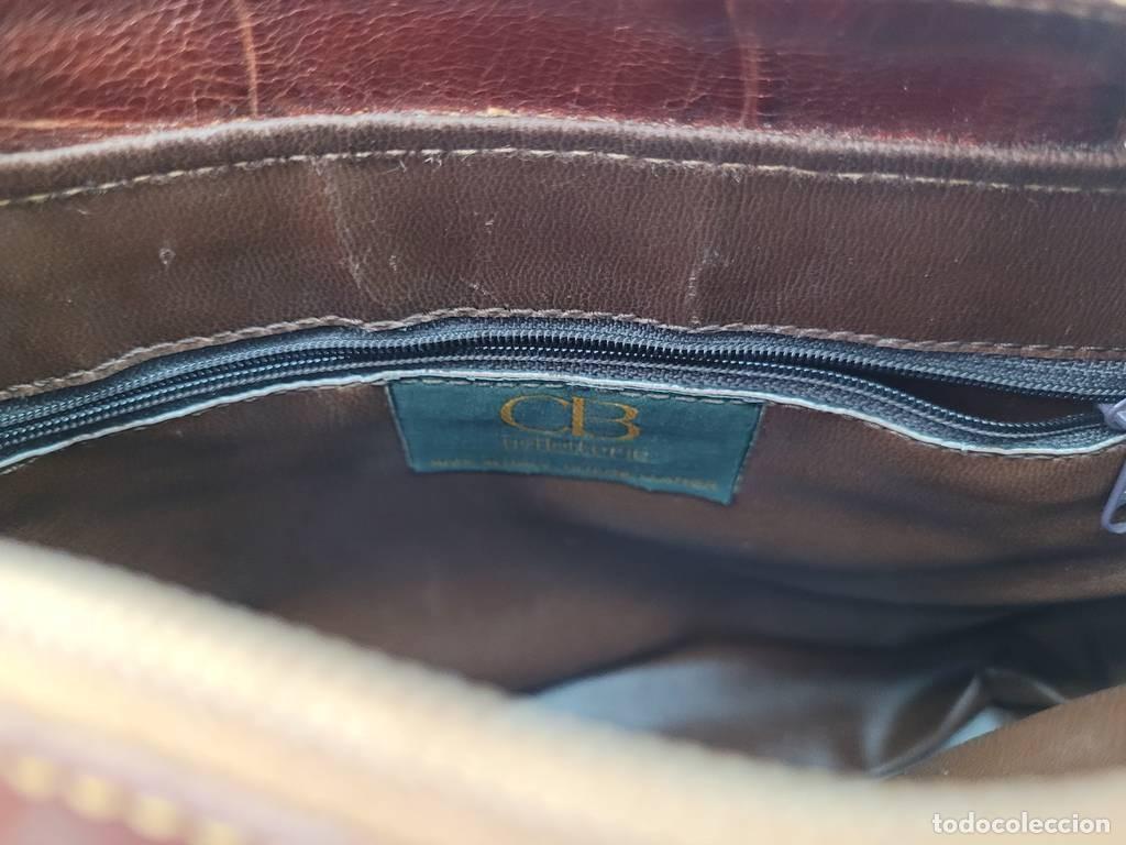 Vintage: BOLSO DE PIEL DE COCODRILO - Foto 6