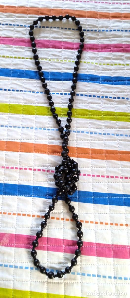 Vintage: COLLAR DE MADERA DE LOS A&Ntilde;OS 80