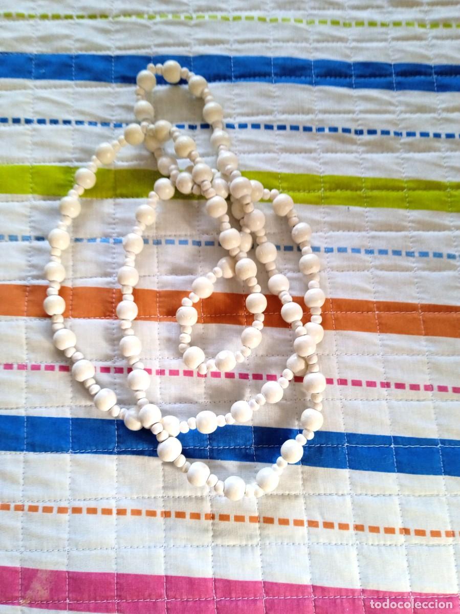 Vintage: COLLAR DE MADERA DE LOS A&Ntilde;OS 80 - Foto 9