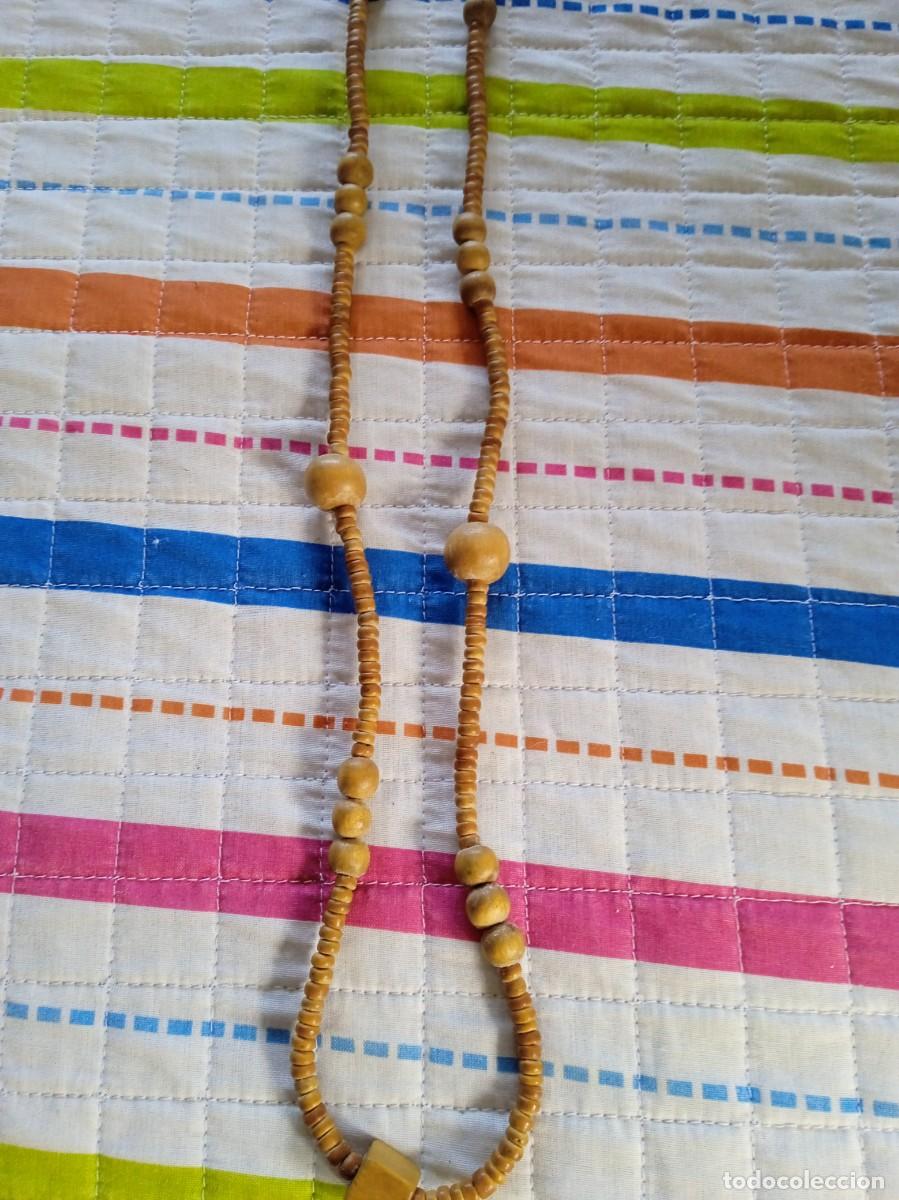 Vintage: COLLAR DE MADERA DE LOS A&Ntilde;OS 80 - Foto 10