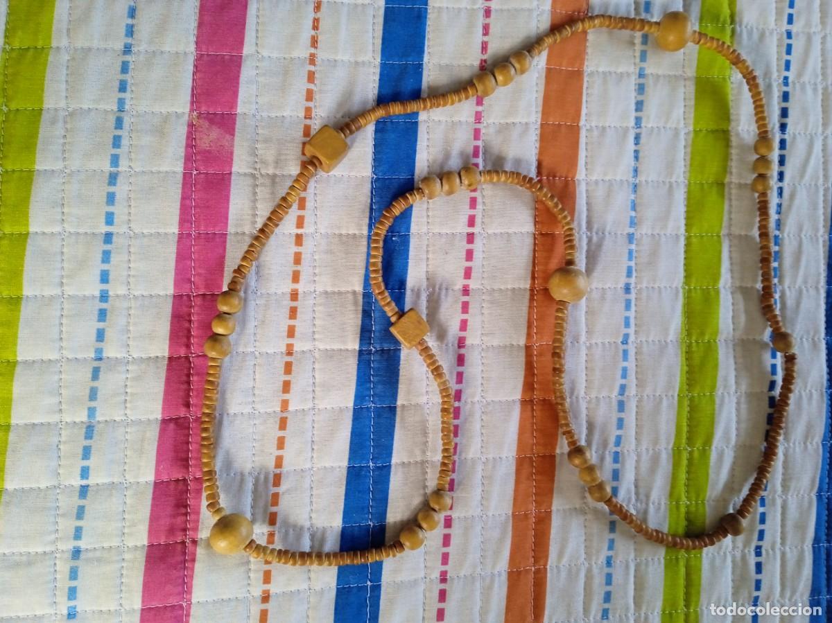 Vintage: COLLAR DE MADERA DE LOS A&Ntilde;OS 80 - Foto 15