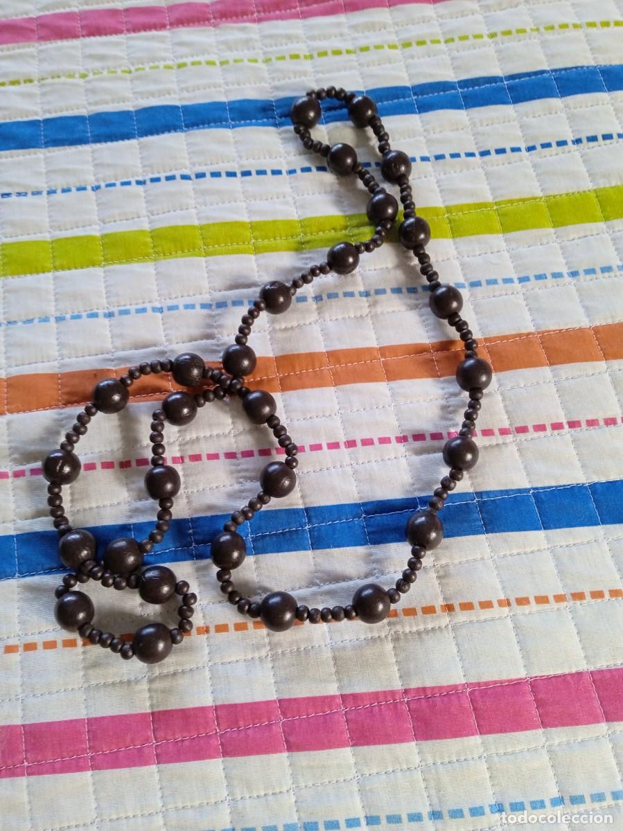 Vintage: COLLAR DE MADERA DE LOS A&Ntilde;OS 80 - Foto 17