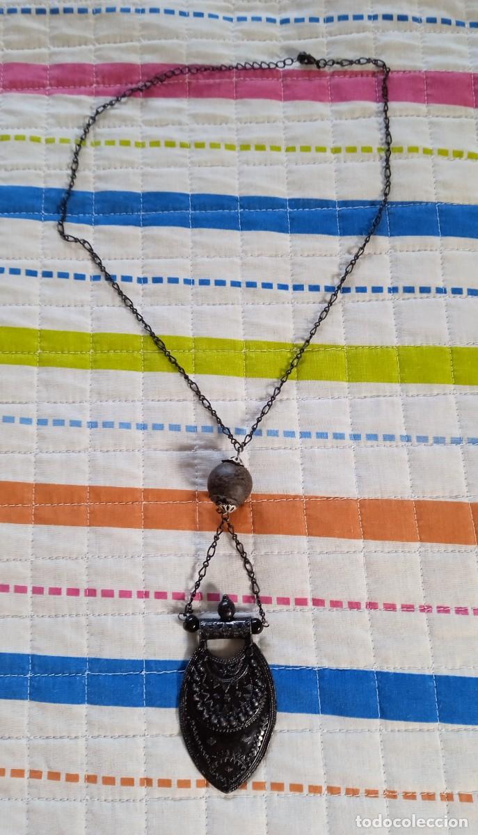 Vintage: COLLAR DE METAL DE LOS A&Ntilde;OS 70 - Foto 1