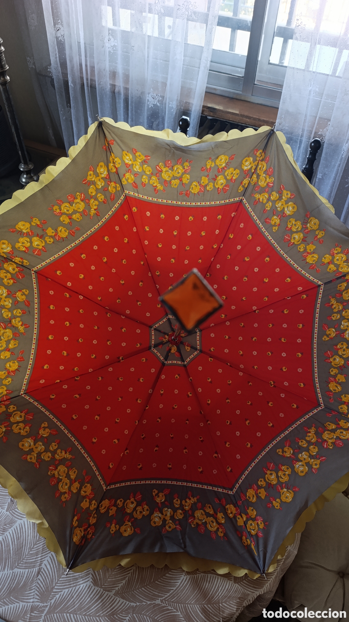 Vintage: Parasol antiguo con detalles - Foto 3