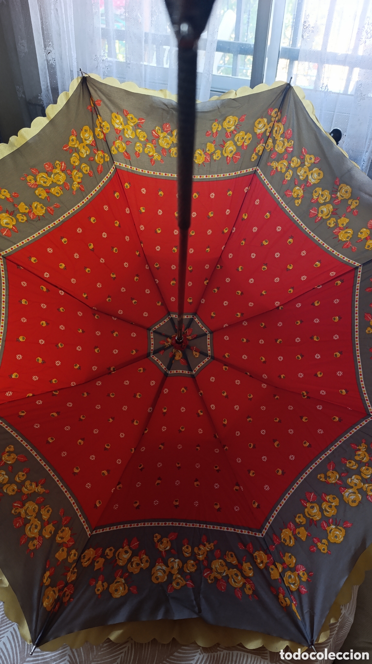 Vintage: Parasol antiguo con detalles - Foto 6
