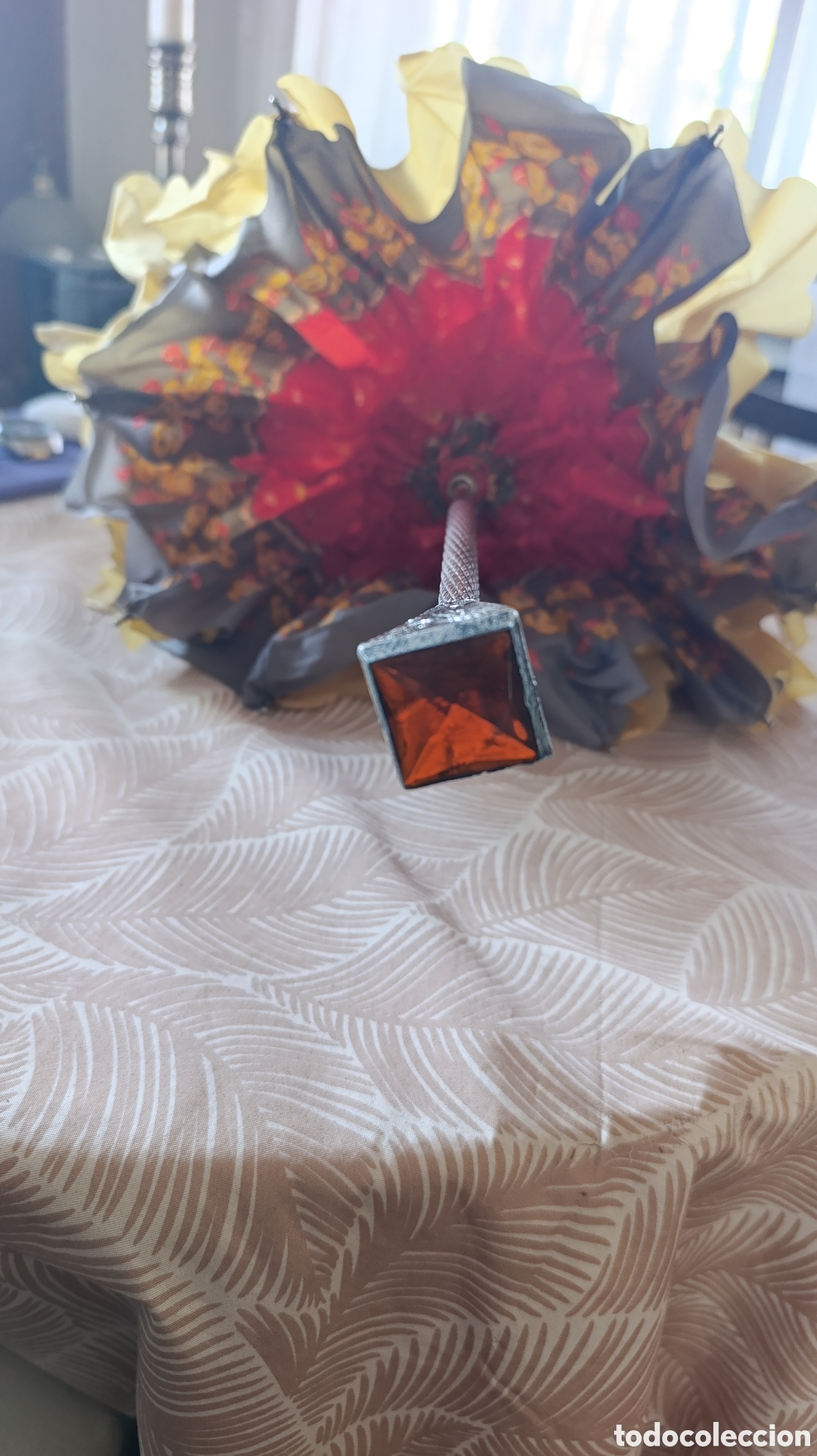 Vintage: Parasol antiguo con detalles - Foto 1