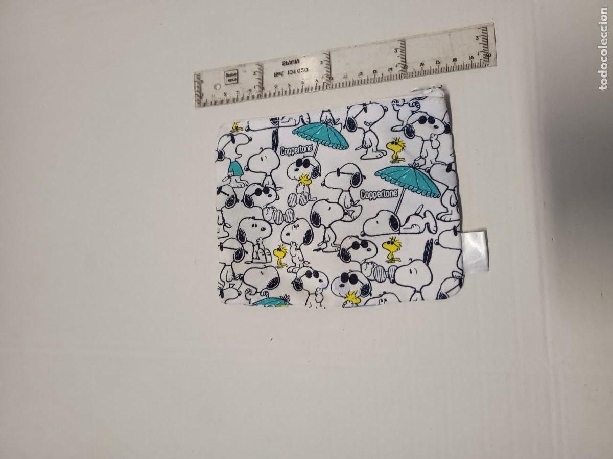 Vintage: Estuche o cartera de Snoopy