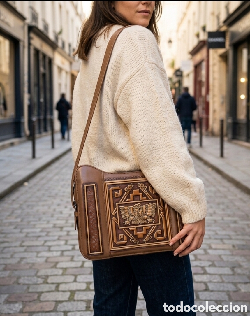 Vintage: Pedro P.D&iacute;az Cuero Repujado Vintage F&aacute;brica Am&eacute;rica