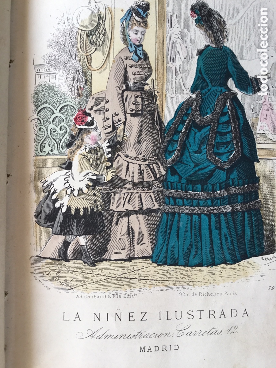 Vintage: Los ni&ntilde;os y la primera edad. Madrid Febrero de 1973 - Diciembre de 1874.revista de moda infantil