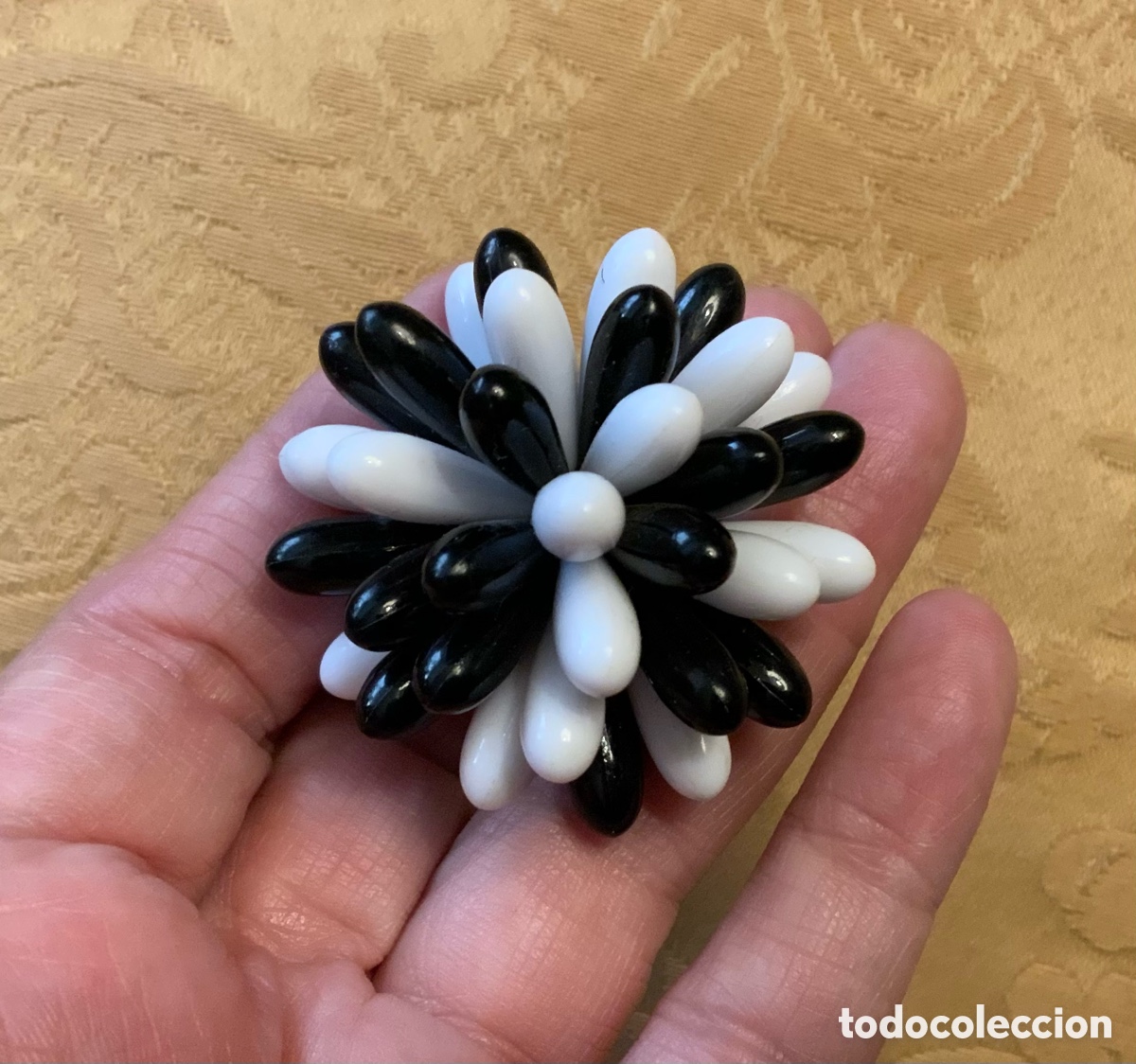 Vintage: PENDIENTES VINTAGE BLANCOS Y NEGROS - Foto 8