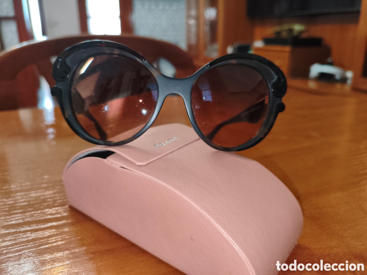Vintage: Gafas PRADA Minimal Baroque SPR 28N - Montura Carey (Havana) - Icono de Dise&ntilde;o - Con Estuche