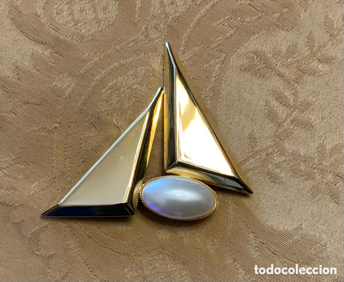 Vintage: BROCHE VINTAGE VELERO, A&Ntilde;O 80