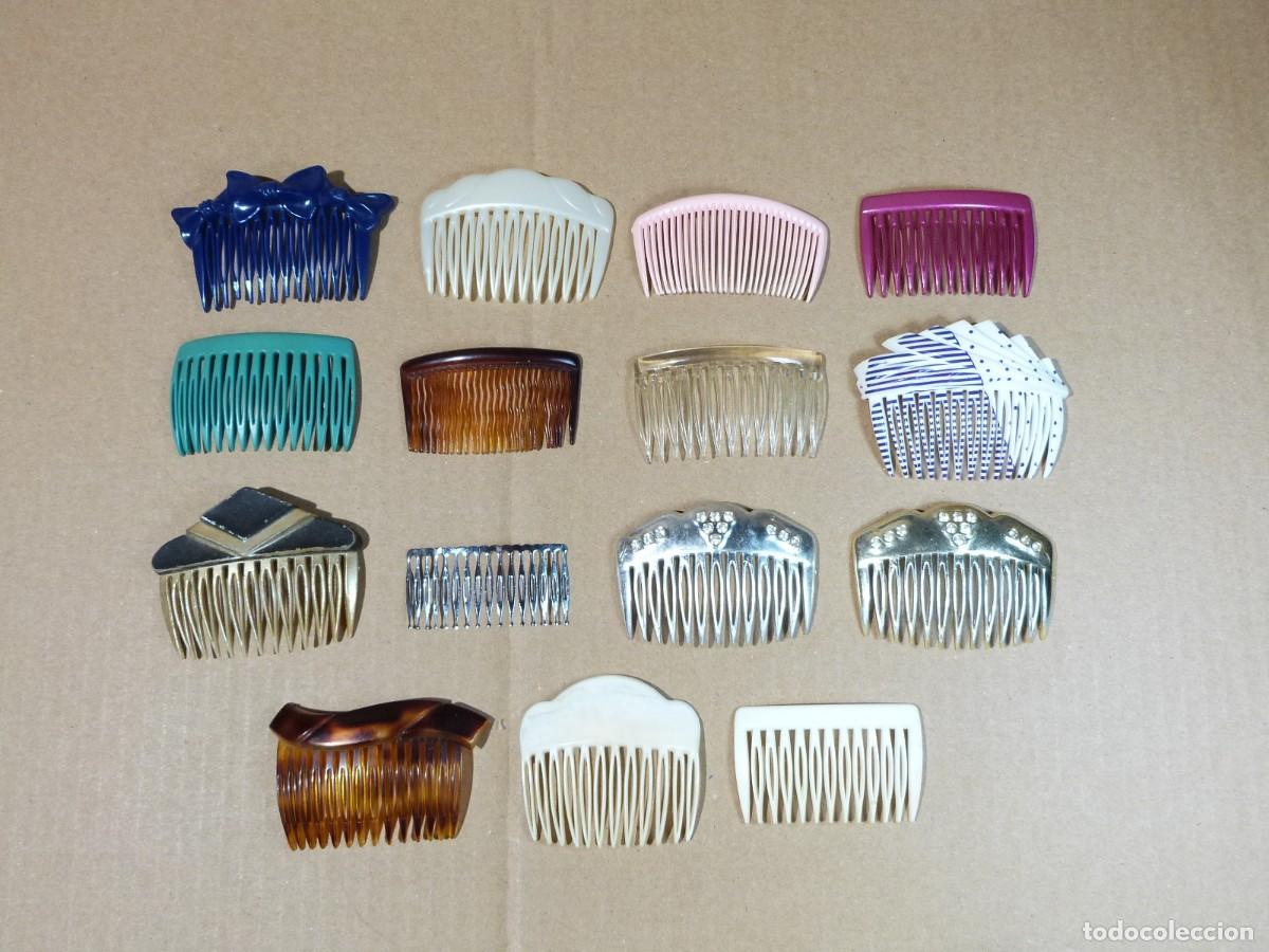Vintage: Lote de 15 peinetas todas diferentes