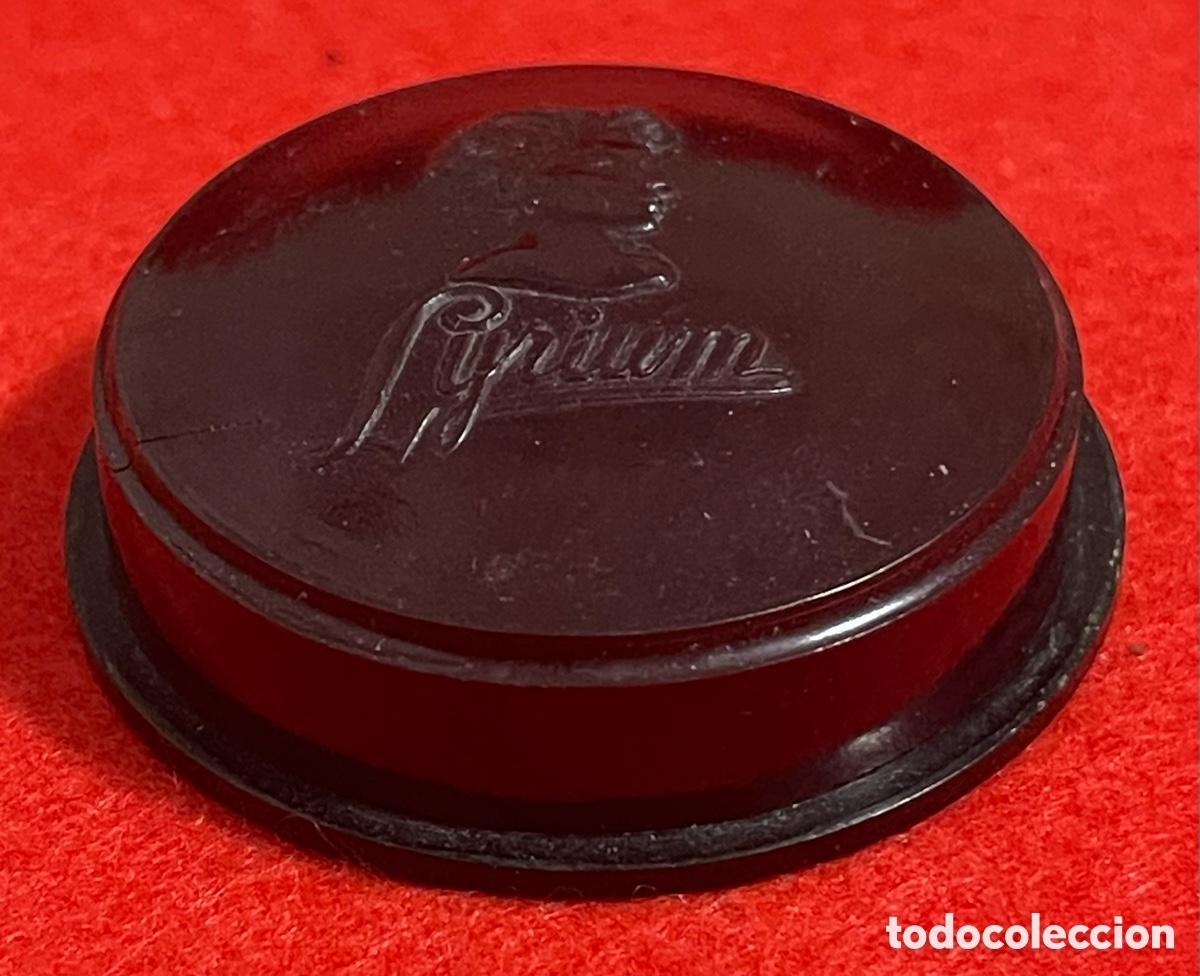 Vintage: Antigua polvera en baquelita de la marca Lyrium. - Foto 2