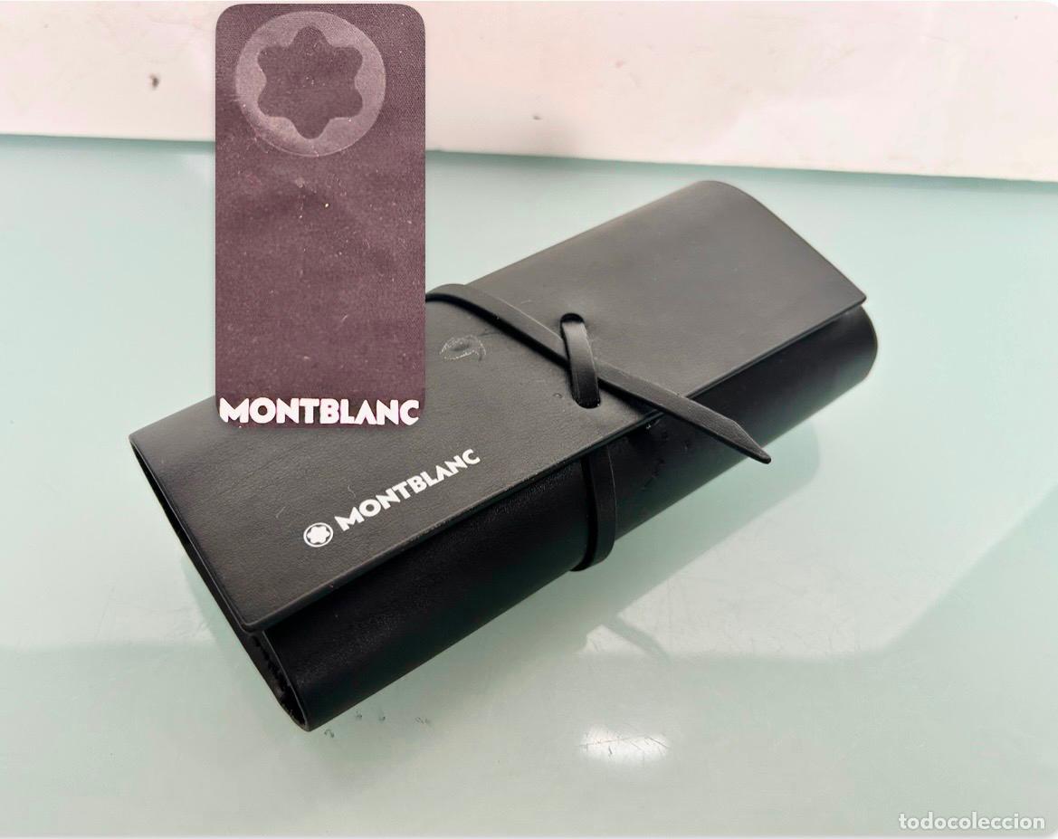 Vintage: FUNDA DE GAFAS MONTBLANC ORIGINAL+TOALLITA ORIGINAL-SEMIRIGIDA