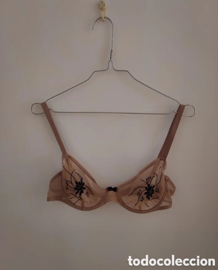 Vintage: Sujetador beige tattoo